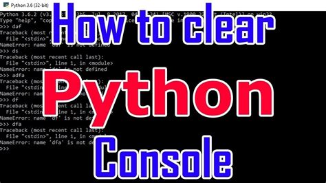 How To Clear Python Terminal Simple Method To Clear Python Terminal Windows And Linux