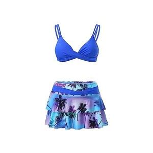 Eodjxio Costume Intero Donna Contenitivo Push Up A Vita Alta Micro