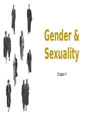 Gender And Sexuality Pptx Gender Sexuality Chapter Sex And