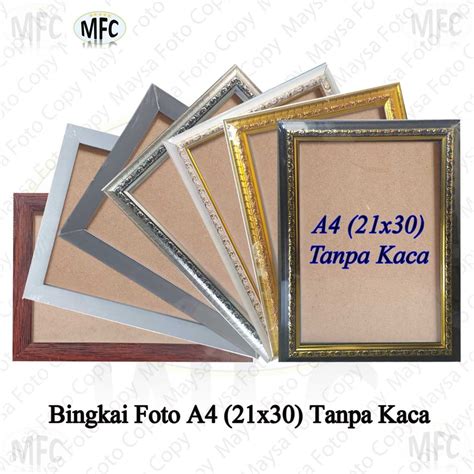 Jual Bingkai Foto Tanpa Kaca A X Minimalis Dan Ukir Cm Murah