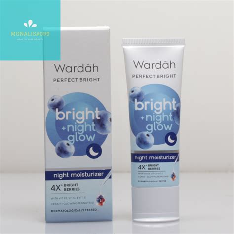 Wardah Perfect Bright Night Moisturizer Bright Night Glow 20 Ml