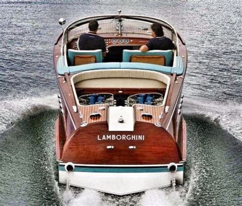 Lamborghini Boat Riva Speedboat Elegance Fashion Menfashion