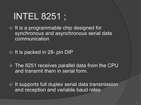 8251a Intel Universal Synchronous Asynchronous Receiver Transmitterpptx