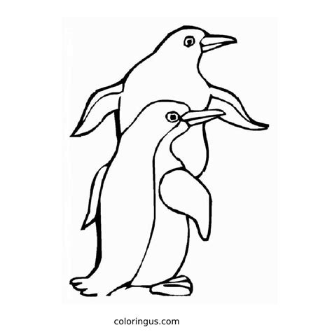 Penguin Coloring Pages (Free Printable PDF)