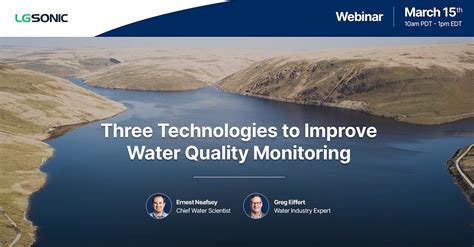 Three Technologies To Improve Water Quality Monitoring Lg Sonic