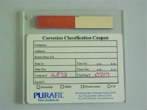 Purafil Corrosion Coupon By Business Empire At Rs Piece