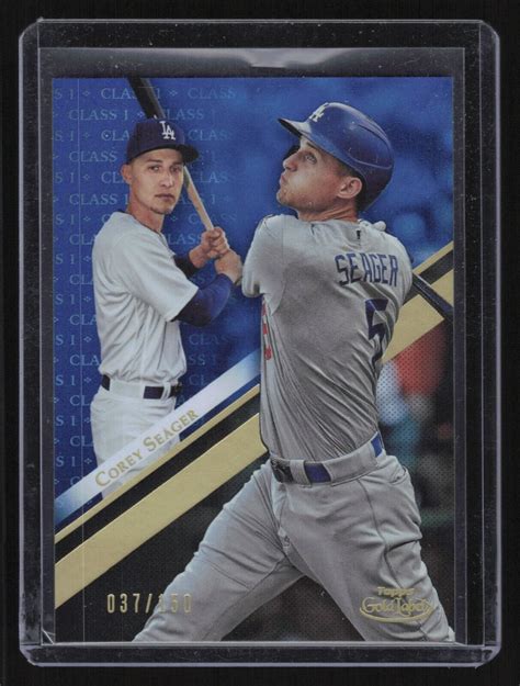 Topps Gold Label Corey Seager Class Blue Parallel