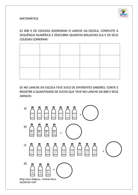 sequência Bibi vai para escola pdf