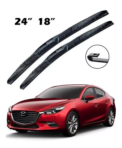 Plumas Limpiaparabrisas Hybrid Mazda 3 2014 2015 2016 2017 Meses Sin