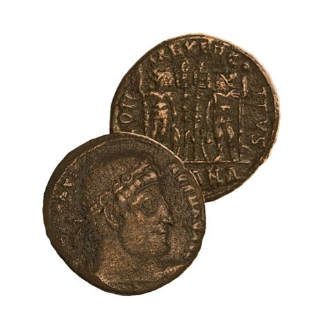 The Roman Empires First Coins Of Christianity