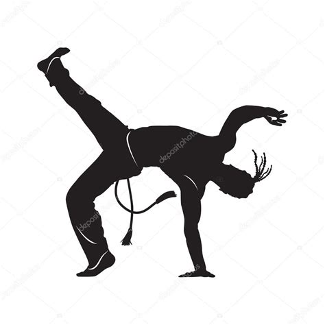 Capoeira dancer silhouette vector Stock Vector Image by ©DemianVS #51405271