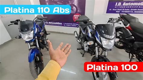 Bajaj Platina 110 Abs Vs Bajaj Platina 100 Comparison Platina 100 Vs