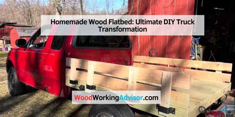 Homemade Wood Flatbed Ultimate Diy Truck Transformation Woodworking