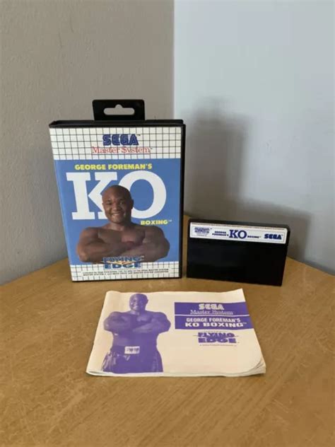 GEORGE FOREMAN S KO Boxen Sega Master System PAL Verpackt