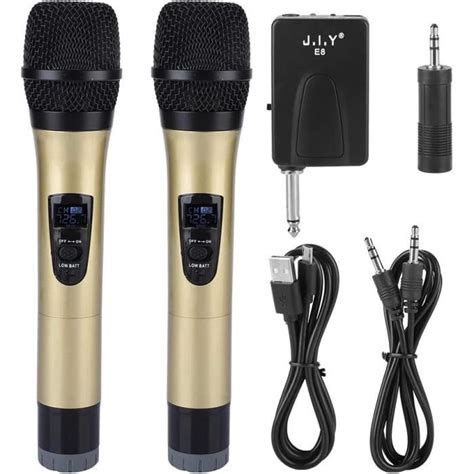 Microphone Sans Fil Micro Dynamique Portable Universel Sans Fil Anti