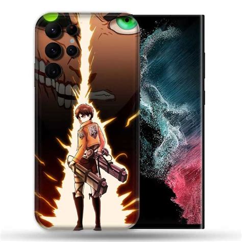 Coque Compatible Magsafe Samsung Galaxy S Ultra Manga Attaque Titans