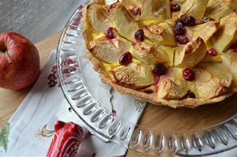 Tarte aux pommes et aux airelles de Hum ça sent bon et ses recettes de