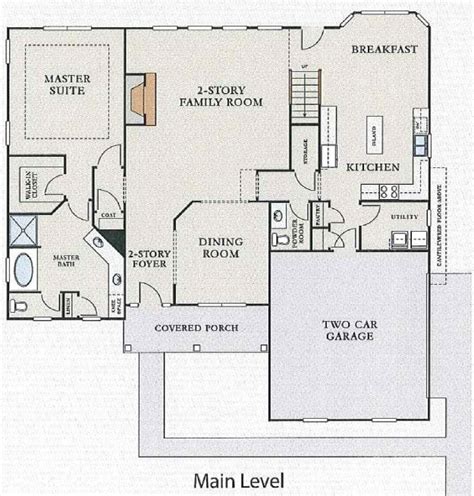 Two Story House Plans With First Floor Master Floor Roma