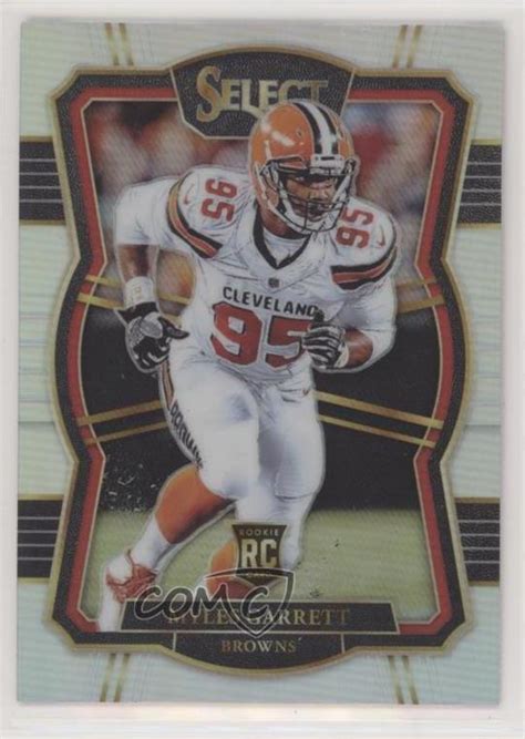 2017 Panini Select Premier Level Silver Prizm 105 Myles Garrett RC