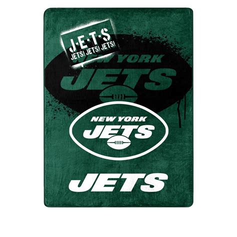 Officially Licensed Nfl 80 X 60 Raschel Throw Jets 20525796 Hsn