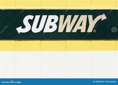 Subway Logo Sign And Brand Text For Restaurant American Fast Food Of ...