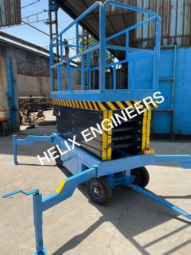 Helix Pit Mounted Hydraulic Scissor Lift Working Height Feet