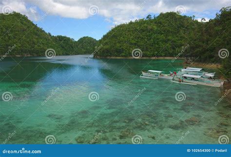 Sugba Lagoon Siargao Philippines Small Islands With Lagoons Top View