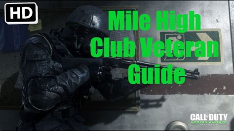 Call Of Duty Modern Warfare Remastered Mile High Club Veteran