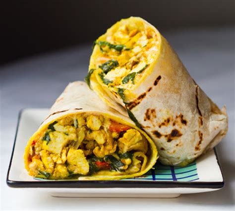 Vegan Breakfast Burrito Wrap - (Free Recipe below)