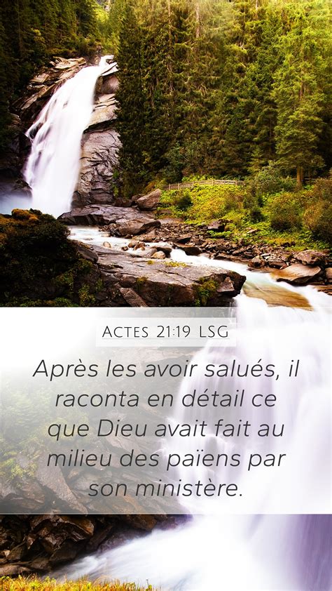 Actes 21 19 LSG Mobile Phone Wallpaper Après les avoir salués il