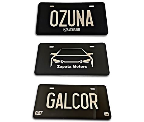 Placas De Carros Personalizadas