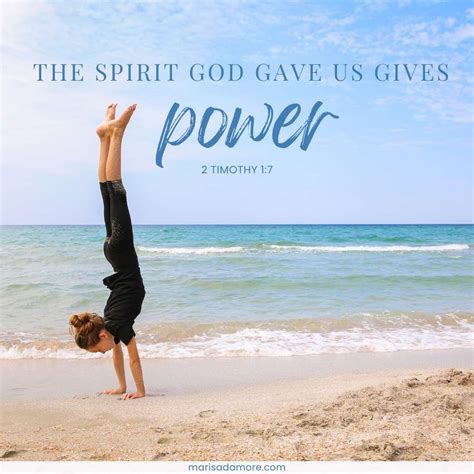 The Spirit God Gave Us Gives Us Power