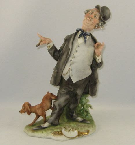 Rare Capodimonte Giuseppe Cappe Sculpture The Braggart Antique