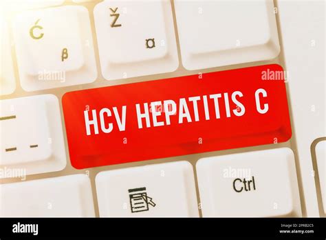 Texto que muestra inspiración VHC Hepatitis C Concepto de Negocios