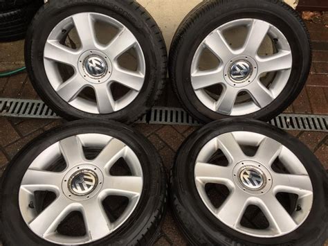 Vw Golf Mk5 Touran Jetta Hockenheim Alloy Wheels And Tyres 205 55 16 Genuine Alloys In Kingston