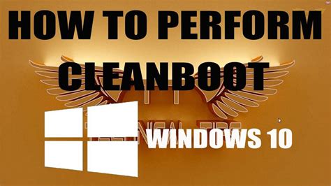 How To Perform A Clean Boot In Windows 10 Version 1903 Youtube