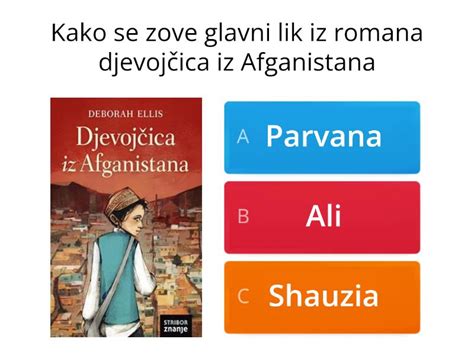 Djevoj Ica Iz Afganistana Kviz