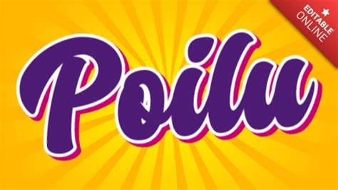 Poilu Winner Text Effect Generator