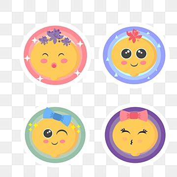 Funny Emoji White Transparent, Funny Cute Emoji Stickers, Interesting ...