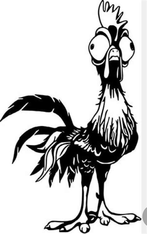 Dxf Instant Download Svg Silhouette Cut File Cricut Hei Hei The Rooster