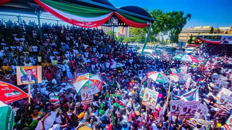 Pdp Presidential Campaign Rally In Abuja Pictures Video Politics