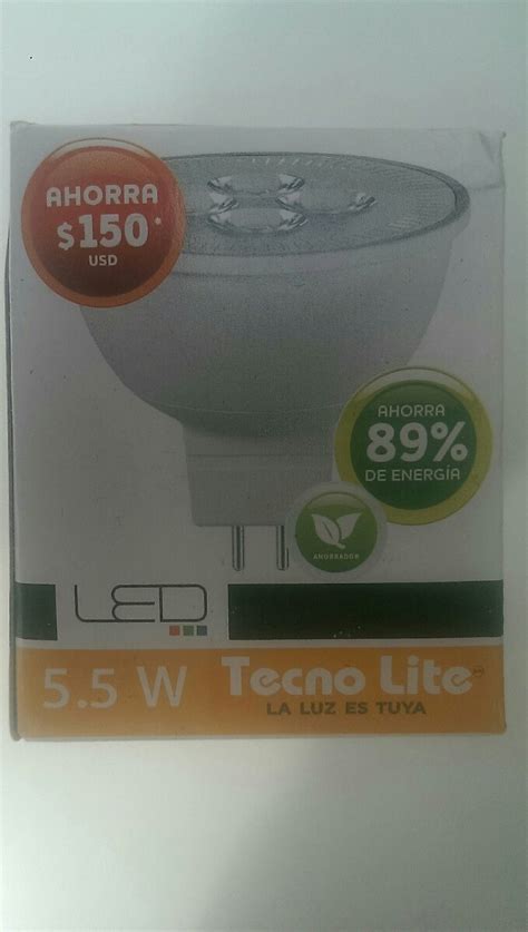 6pack Foco Led Tecnolite 5 5w Mr16 Spot Dicroico Envío Grati 550 00