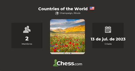 Countries Of The World Clube De Xadrez Chess