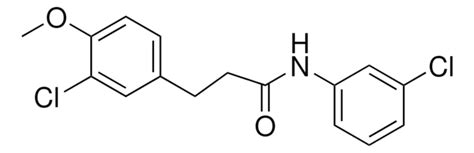 3 3 CHLORO 4 METHOXYPHENYL N 3 CHLOROPHENYL PROPANAMIDE AldrichCPR