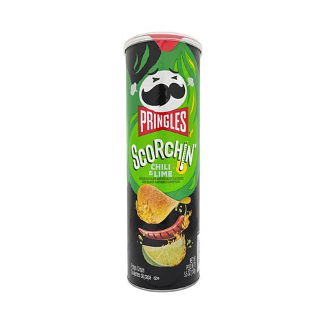 Pringles Potato Crisps Scorchin Chili And Lime 55 Oz