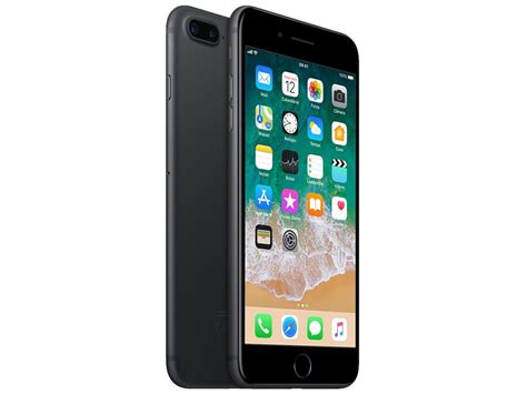 Iphone Plus Apple Gb Preto Matte G Tela C M Mp Selfie