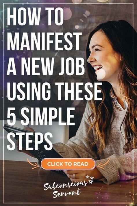 How To Manifest A New Job Or Job Offer Artofit