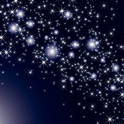 Shiny Sky with Stars design vector background 02 free download