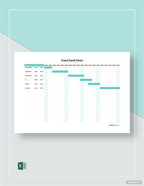 Sample Event Gantt Chart Template In Excel Download