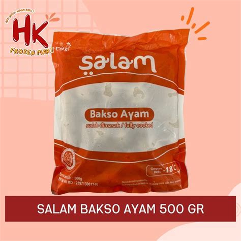 Jual Salam Bakso Ayam 500 Gr Isi 50 Biji Sosis Sapi Grill Bakar Champ